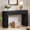 Black, variant on Rophefx 54" Entryway Table Long Console Table,Wood Farmhouse Storage Entryway Accent Table with Thickened Tabletop,2 Drawers,Sofa Table for Living Room, Hallway Foyer, Entrance, Foyer,Bedroom,Walnut