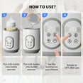thumbnail image 7 of OldPAPA Baby Bottle Warmer, 8-in-1 Fast Breastmilk Milk Warmer Food Heater with Temperature Control,Digital Display, Defrost, Sterilizing, Keep, 7 of 7