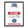 thumbnail image 3 of M&T Displays Opti Snap Poster Frame 22x28 Black Aluminum Wall Mounting Document Sign Holder (5 pack), 3 of 7