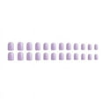 thumbnail image 1 of Uñas postizas, uñas postizas, regalos para mujeres, juego de uñas de color morado brillante, 24 parches para uñas PSC, 1 of 5
