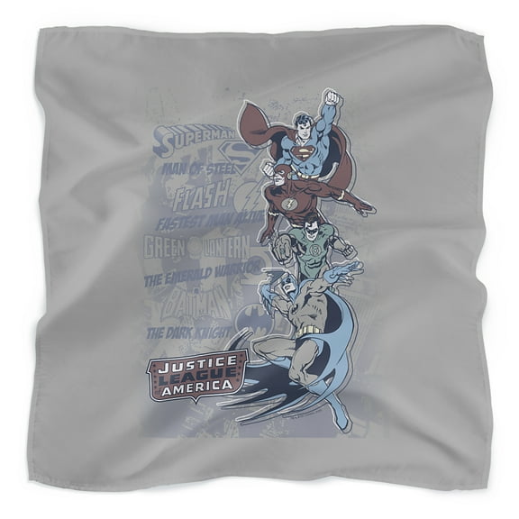 Justice League The Good Guys Bandana (21 in x 21 in)