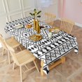 thumbnail image 3 of Rectangle Waterproof Tablecloth 60×102 Inch, Bohemia Style Reusable Indoor/Outdoor Durable Table Cover for Party Kitchen Dinner Room Decor, 3 of 6
