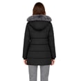 thumbnail image 3 of Heting Women's Puffer Jacket Winter Coat Long Warm Outerwear with Removable Hood Black XL, 3 of 9