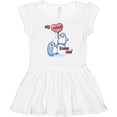 thumbnail image 3 of Inktastic My Nana Loves Me Girls Baby Dress, 3 of 5