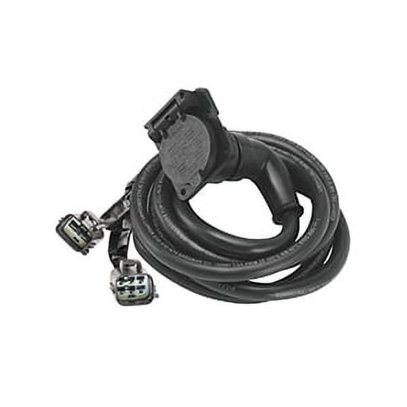 Bargman 54701-009 Adapter (90 Degree 7-Way Fifth Wheel Harness Assembly with 9' Cable)