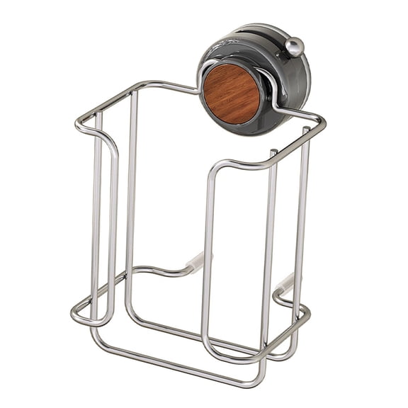 Kuntesetty Wall Mounted Wipes Dispenser Kitchen Wipes Storage Box for Desk Car Bathroom brown suction cup