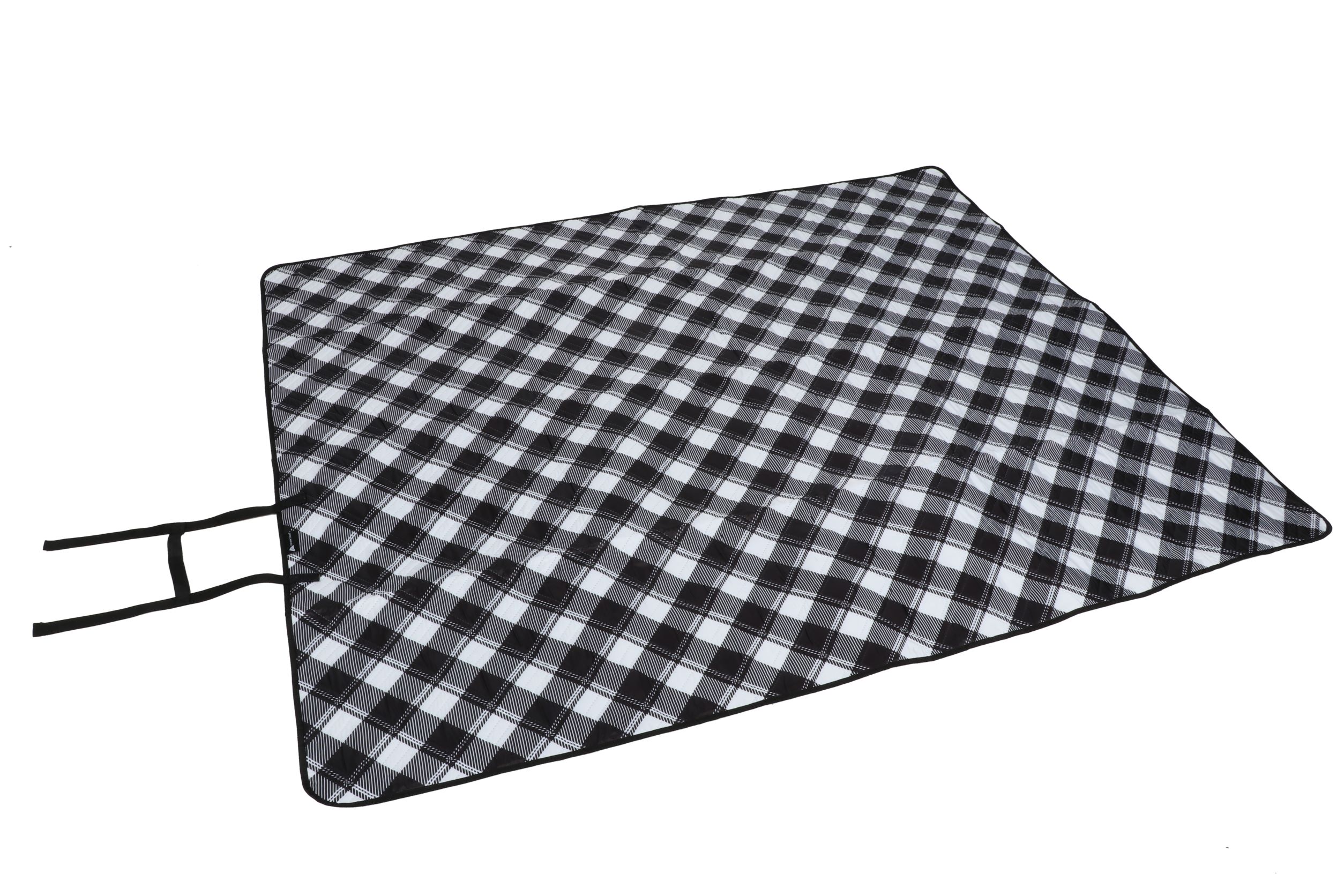 Ozark Trail Blanket and Two Chair Combo, Adult, Black White - image 5 of 14