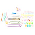 thumbnail image 4 of Sewing Travel Kit, Knitting Kit Easy Sturdy Small Stainless Steel Plastic Portable  For Crochet Beginners Kit For Sewing Tool, 4 of 8