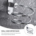 thumbnail image 4 of 1 estante de pared para secador de pelo, práctico soporte de almacenamiento para secador de pelo., 4 of 6