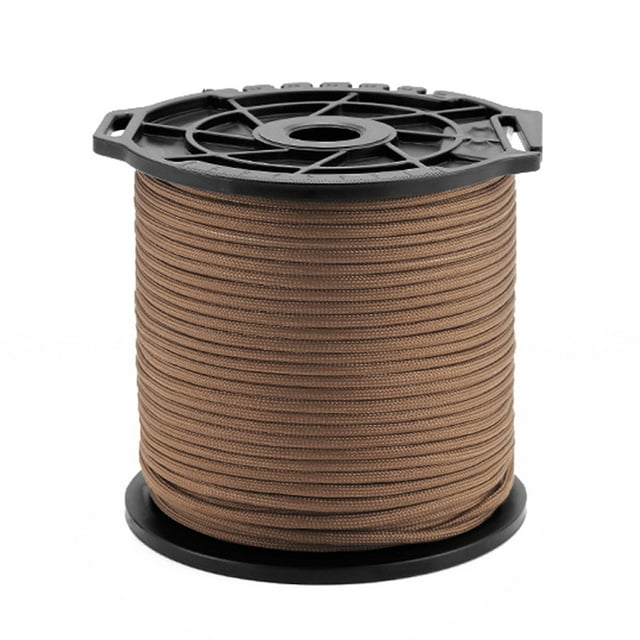 TFixol Paracorde en Nylon Durable 100m 4mm pour Usage Extérieur - Corde Multi-Usage pour Camping, Randonnée et Équipement de Survie en Diverses Couleurs