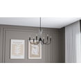 thumbnail image 2 of CCY5032MBK Quoizel Lighting Cecily - 6 Light Chandelier-24.25 Inch Tall and 32 Inch Wide-Matte Black Finish, 2 of 4