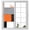 Orange Gray Black, variant on Purple Grey Privacy Window Film, Decorative Frosted Glass Window Film, Modern Purple Geometric Reusable Peel and Stick Static Cling for Home Bathroom Office Glass Door 17.7"x39.3"