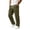 04-Army Green, variant on Diufon Cargo Sweatpants for Men Drawstring Fleece Lined Athletic Joggers Casual Loose Sweat Pants with Multi Pockets