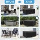thumbnail image 4 of Bcc Cubierta Para Muebles De Jardín, 150 x 120 x 71 Cm Poliéster Negro Tela Oxford Cubierta Para Muebles De Jardín Cubierta Impermeable Para Mesa De Jardín Con Cordón Y Broche, 4 of 4
