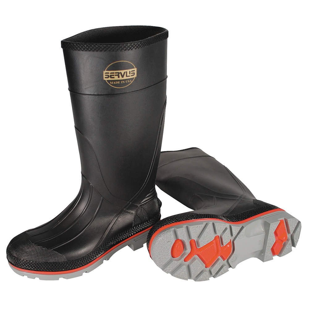 TREDS 14852 Super Tough 12" Pull-On Stretch Rubber Overboots Large One Pair 