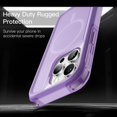 thumbnail image 4 of JETech Case for iPhone 15 Pro 6.1-Inch Compatible with MagSafe, Heavy Duty Dual-Layer Rugged Protection, Shockproof Protective Tough Phone Magnetic Cover (Light Purple), 4 of 6