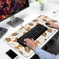 thumbnail image 2 of Long Mouse Pads for Desk,Football and Cheer Goods Pattern Desk Mats on Top Of Desks, Desk Mouse Pad Extra Large with 3mm Non-Slip Base and Stitched Edge for Gaming,Office,Work,Home 31.5"x15.7", 2 of 6