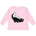 thumbnail image 3 of Inktastic Animals Cute Skunk Boys or Girls Long Sleeve Toddler T-Shirt, 3 of 5