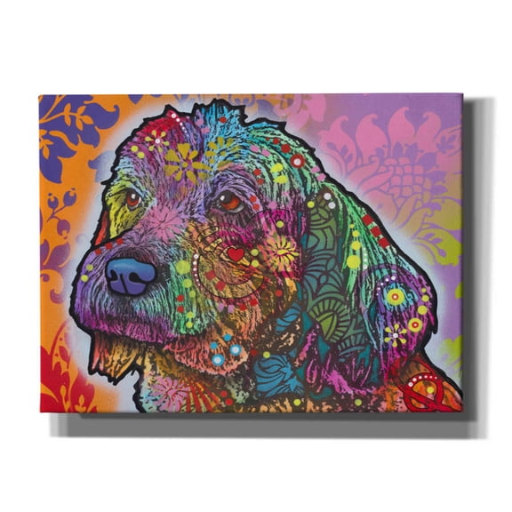 Epic Graffiti 'Jasper 2' by Dean Russo, Giclee Canvas Wall Art, 16"x12"