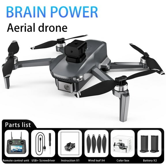 5G GPS Drone with HD Camera Smart Follow Foldable RC Quadcopter  APP Control Gesture Photo Path Flight Auto Return Obstacle Avoidance Optical Hover Brushless Motor for Aerial Video 360 ° Surround