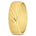 thumbnail image 3 of Everly Men's 14k Yellow Gold Wedding Ring, 3 of 8