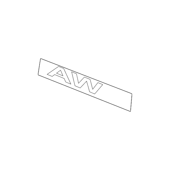 Genuine OEM GM Part # 25979747 Deck Lid Emblem