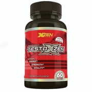 XZEN Testoxzen Testosterone Booster for Men, Boost Muscle Growth, Energy, Stamina & Strength 60 Tablets