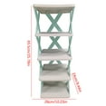 thumbnail image 3 of Dvkptbk Multi Layer Shoe Rack Household Small Shoe Cabinet Economic Dormitory Door Shoe Rack Installation Folding Shoe Cabinet, 3 of 5