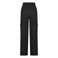 thumbnail image 5 of iHPH7 Cargo Jeans for Women, Wide Leg Jeans Woman, Baggy Jeans, Y2k Jeans, Mid Rise Jeans for Women, Black L, 5 of 5