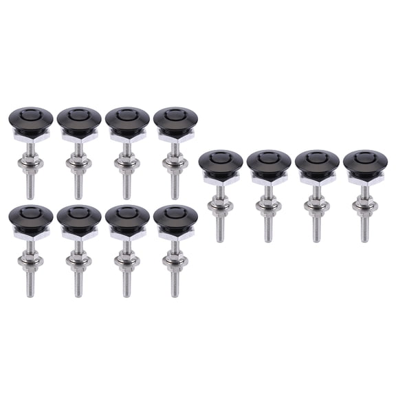 12Pcs Quick Release Latch Bumper Hood License Plate Lock Clip Kit Universal for Racing Car