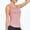 Pink, variant on pstuiky Women's Summer Sleeveless Tank Top - Breathable Cotton V-Neck Square Neck Tops for Yoga Running Pilates