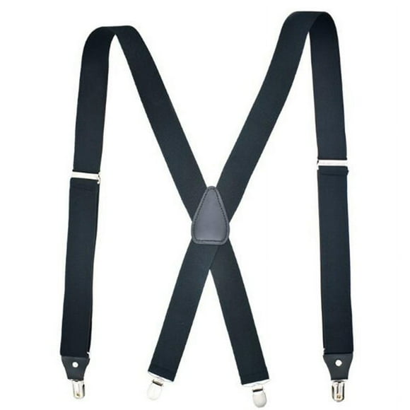 Braces with crossed back men Black