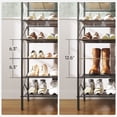 thumbnail image 3 of Organizador de almacenamiento de zapatos YATINEY de 8 niveles, 32 pares, 3 of 9