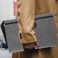 thumbnail image 1 of Minkissy Money Saving Bag with Lock Combination Lock Bag Grey Rectangular Design for Cash 1Set, 1 of 6