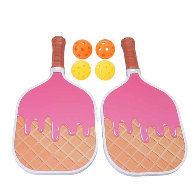 Raquetas de Pickleball, Fibra de Vidrio PP Agarre Cómodo de Panal de Panal