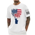 thumbnail image 1 of Tops para hombre, blusas y camisas de cuello redondo y manga corta para hombre, blusas casuales de cuello redondo con estampado de moda para hombre, blusas de cuello redondo y manga corta, camisas par, 1 of 5