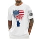 thumbnail image 1 of Tops para hombre, blusas y camisas de cuello redondo y manga corta para hombre, blusas casuales de cuello redondo con estampado de moda para hombre, blusas de cuello redondo y manga corta, camisas par, 1 of 5