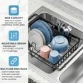 thumbnail image 2 of Expandable in Sink Dish Drying Rack - Adjustable Capacity Over The Sink Dish Drainer Drying Rack with Utensil Holder for Kitchen Counter, Drying Rack for Small Space,14.37“-21.06”L x 11.81“W x 3.74”D, 2 of 6