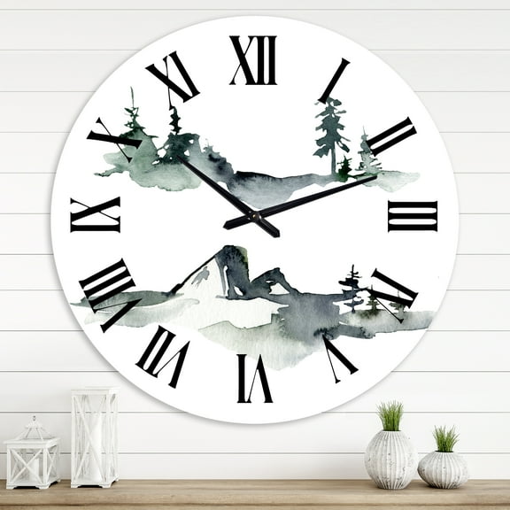 Designart 1 in Quartz Modern/Contemporary Wall Clock