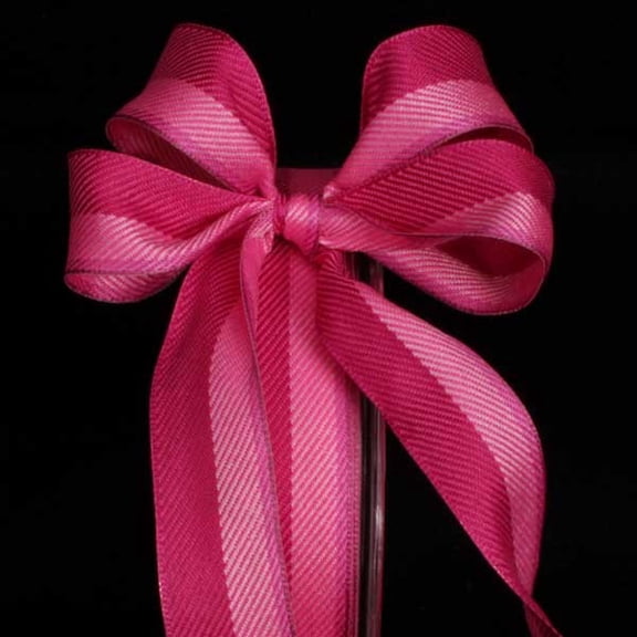 The Ribbon People Pink Stripe Wired Craft Ribbon 0.75" x 108 Yards