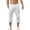 r-142White41, variant on NAFUU Men's Casual Pants Summer Casual Solid Color Lightweight Capri Pants Elastic Waist Drawstring Running Sweatpants With Pockets Trendy Pants For Men