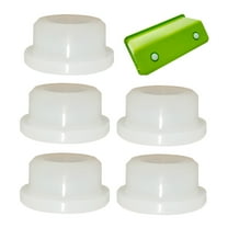 5pcs Silicone Hole Plug Caps – Snap-On Drainage Seal Stopper for Flower Pots, Garden Planters, and Plant Containers