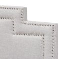 thumbnail image 4 of Casey Modern and Contemporary Greyish Beige Fabric Queen Size Headboard, 4 of 6