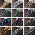 thumbnail image 5 of U8MO 1Strand 22inch Bone Shape Crystal Glass Loose Spacer Beads DIY Jewelry Making-#3 Clear Gray, 5 of 9