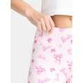 thumbnail image 4 of Barbie Women's Bow Print Bike Shorts, Sizes XXS-XXL, 4 of 5