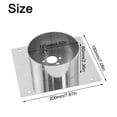 thumbnail image 2 of Benafini Stainless Steel 60mm Turret Planar for Chinese Diesel Heater Mounting Plate, 2 of 6