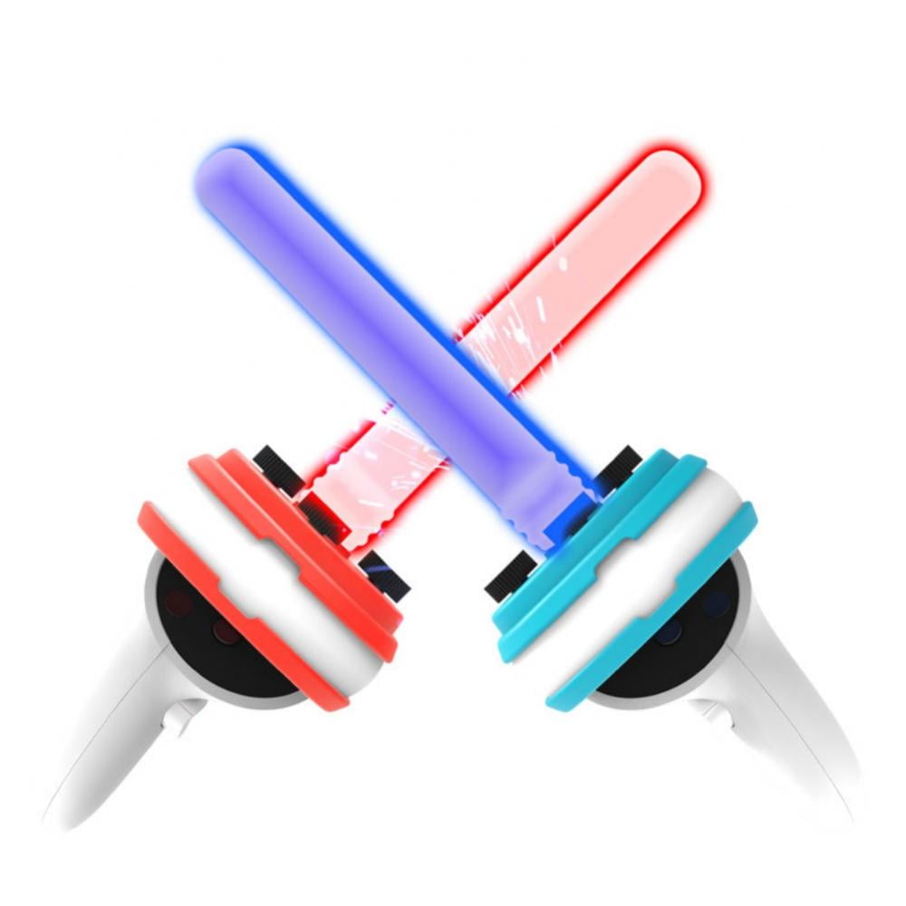Light Up Controller Grips For Beat Saber Handles Compatible For Oculus Quest 2 Controller Extension Accessories Walmart Com