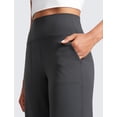 thumbnail image 5 of Pantalones CRZ YOGA Butterlift de pierna ancha, tiro alto 33" gris XS, 5 of 5