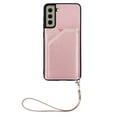 thumbnail image 1 of Allytech Wallet Case for Samsung Galaxy S21 FE 6.4 inch,Luxury Shockproof PU Leather Flip Card Slots Holder with Detachable Wrist Strap Slim Cover.For Samsung Galaxy S21 FE,Rosegold, 1 of 6