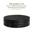 thumbnail image 4 of Clearance Sale!Rotating Display Stand Electric Watch Jewelry Holder Video Shooting Collectible Product for Photography USB Rechargeable Black 1, 4 of 5
